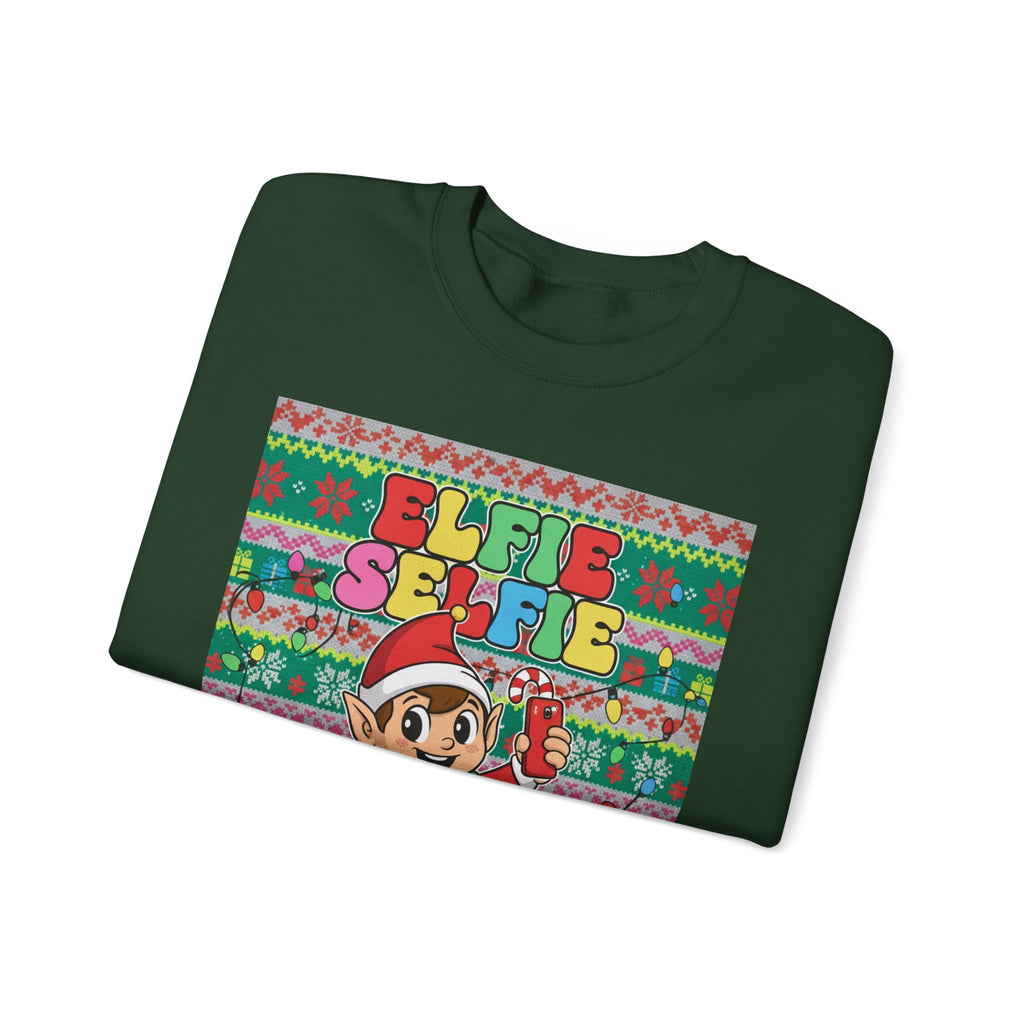 Christmas Elfie Selfie Sweatshirt
