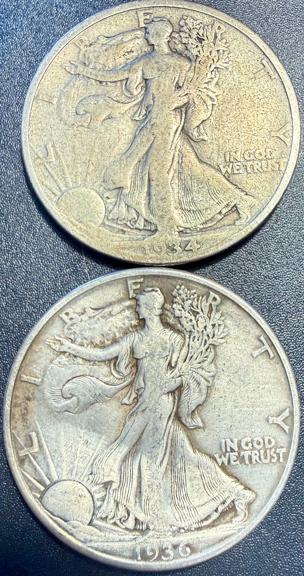 8x Walking Liberty Half Dollar 90% Silver Coins Mixed Dates & Mints - ASW 2.893