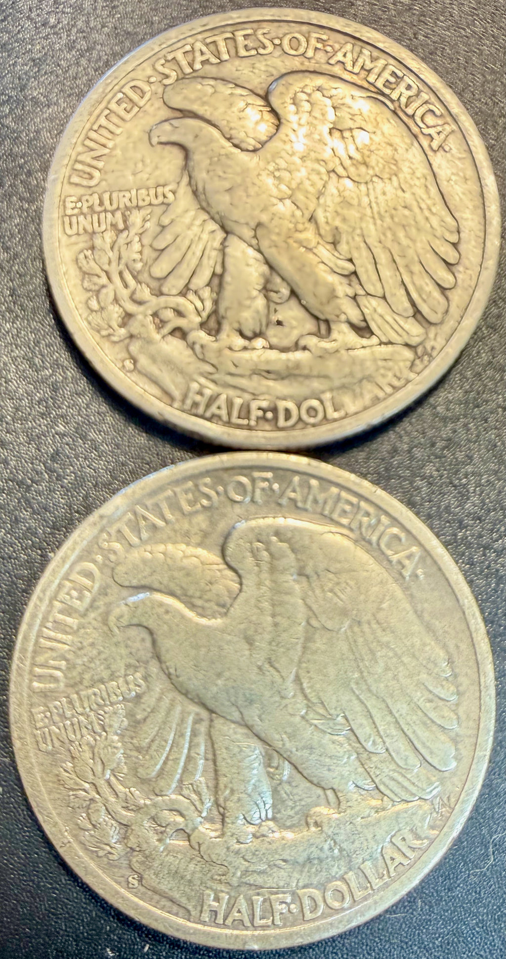 6x Walking Liberty Half Dollar 90% Silver Coins Mixed Dates & Mints - ASW 2.170