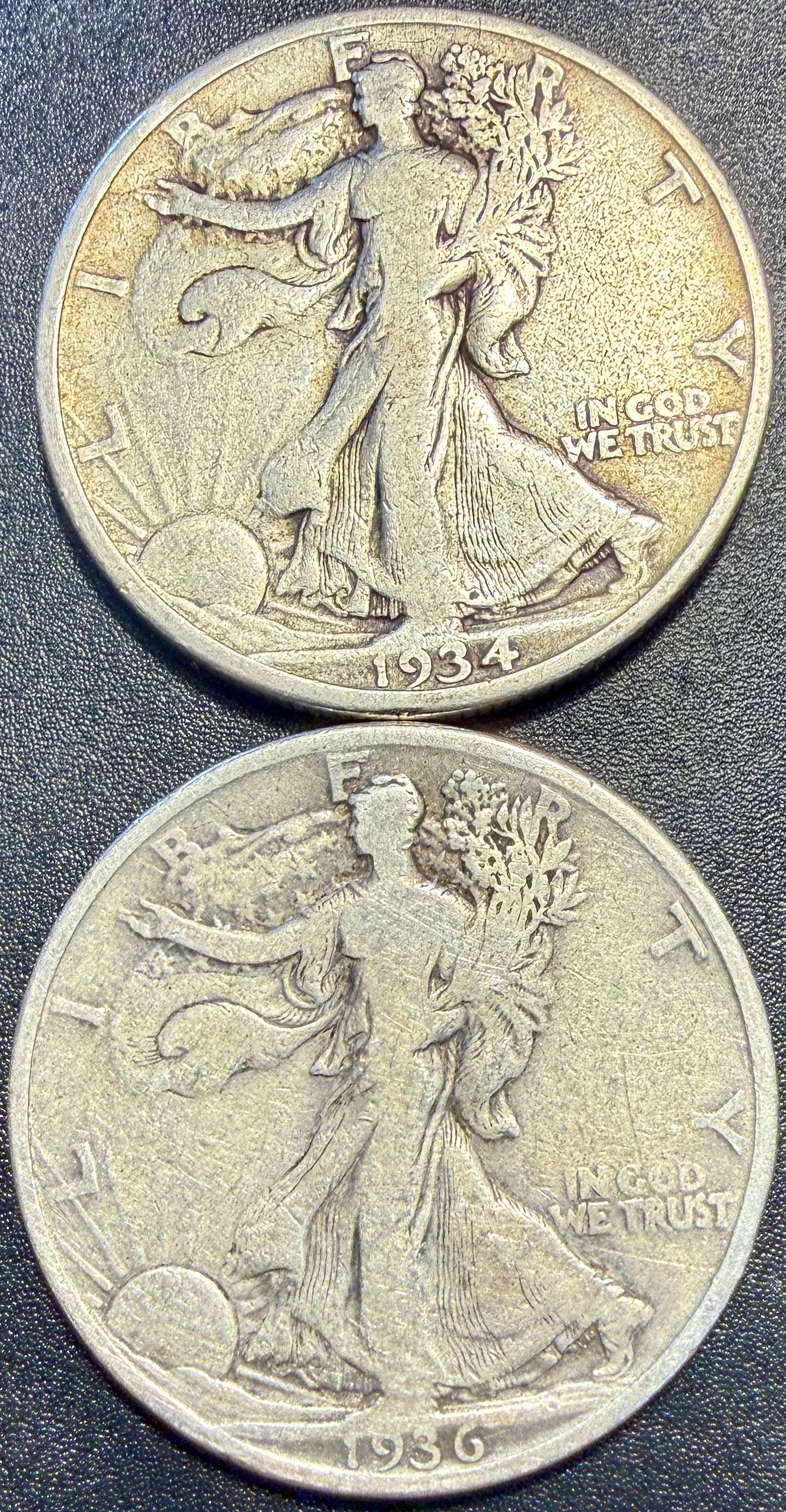 8x Walking Liberty Half Dollar 90% Silver Coins Mixed Dates & Mints - ASW 2.893