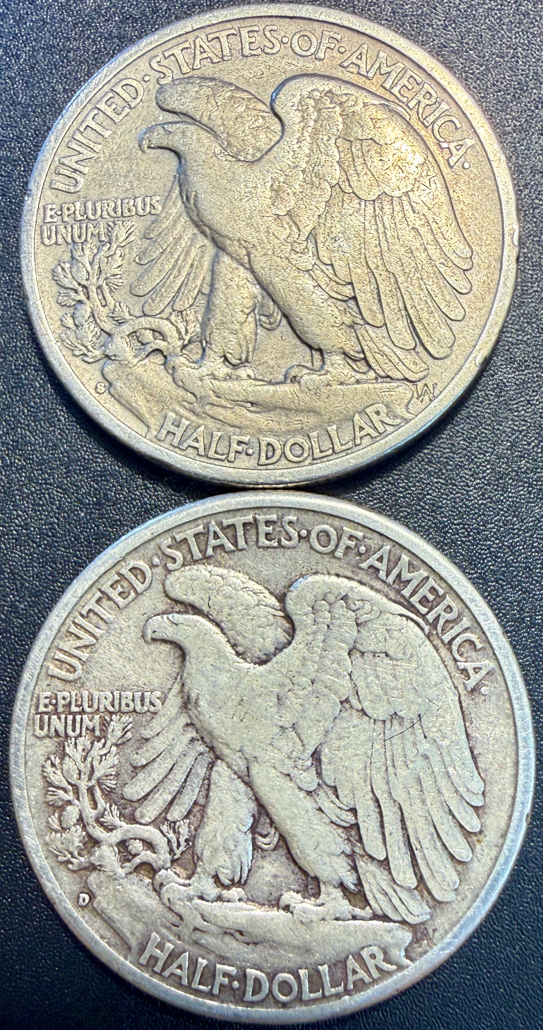 10x Walking Liberty Half Dollar 90% Silver Coins Mixed Dates & Mints - ASW