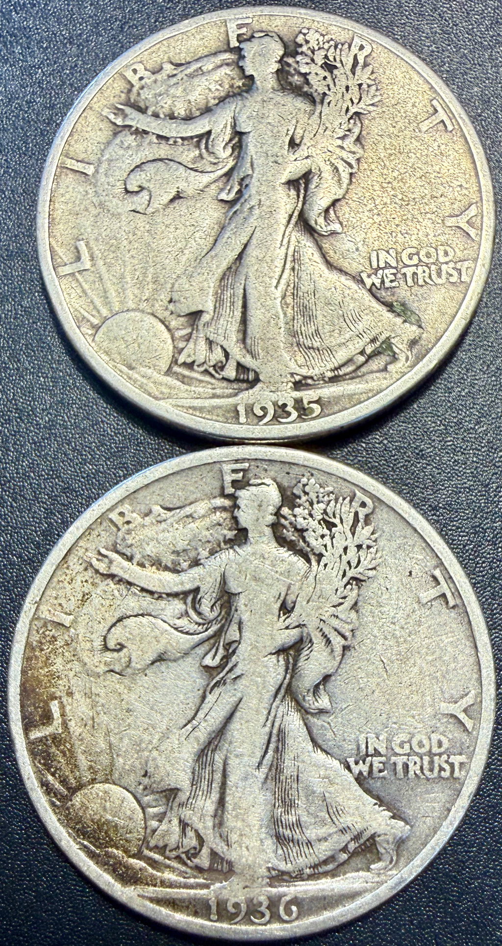 8x Walking Liberty Half Dollar 90% Silver Coins Mixed Dates & Mints - ASW 2.893