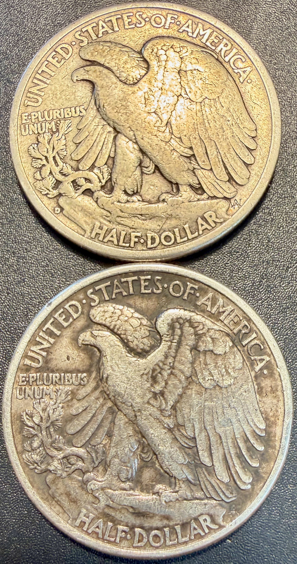 10x Walking Liberty Half Dollar 90% Silver Coins Mixed Dates & Mints - ASW