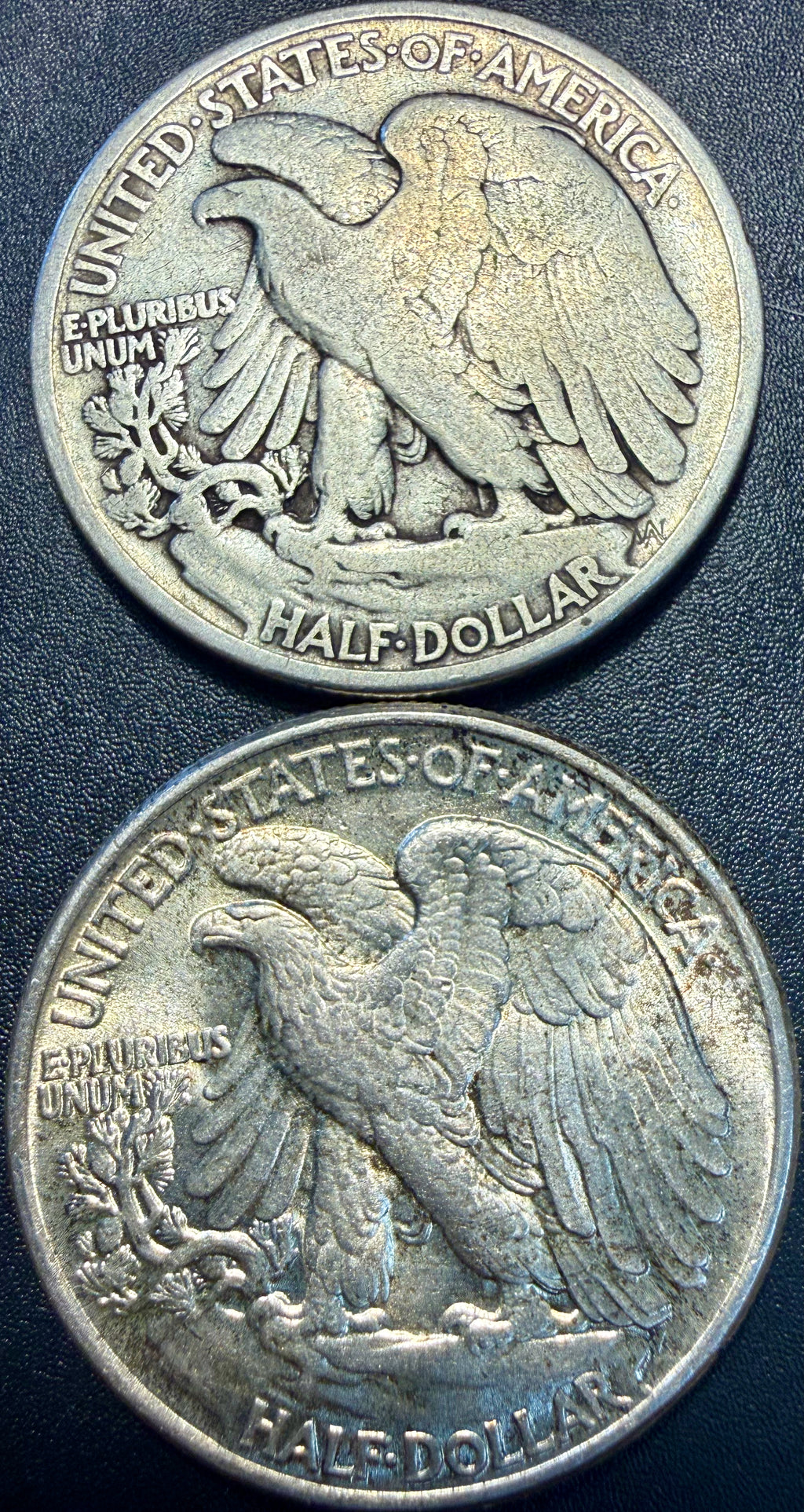 10x Walking Liberty Half Dollar 90% Silver Coins Mixed Dates & Mints - ASW
