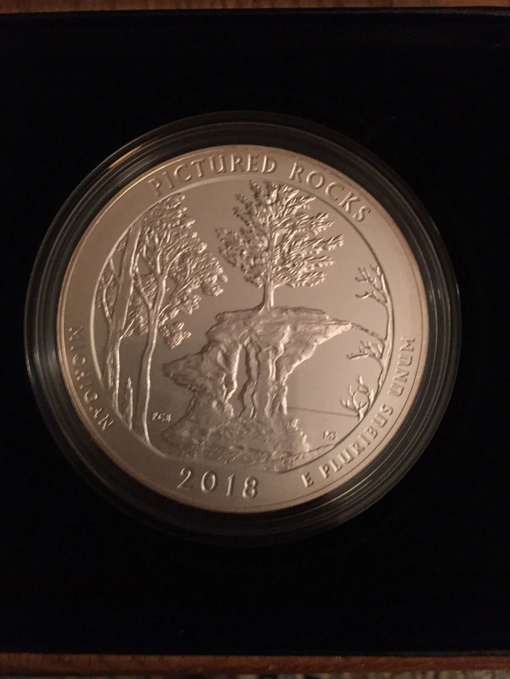 2018-P 5 oz .999 Fine Silver ATB Coin Pictured Rocks National Lakeshore