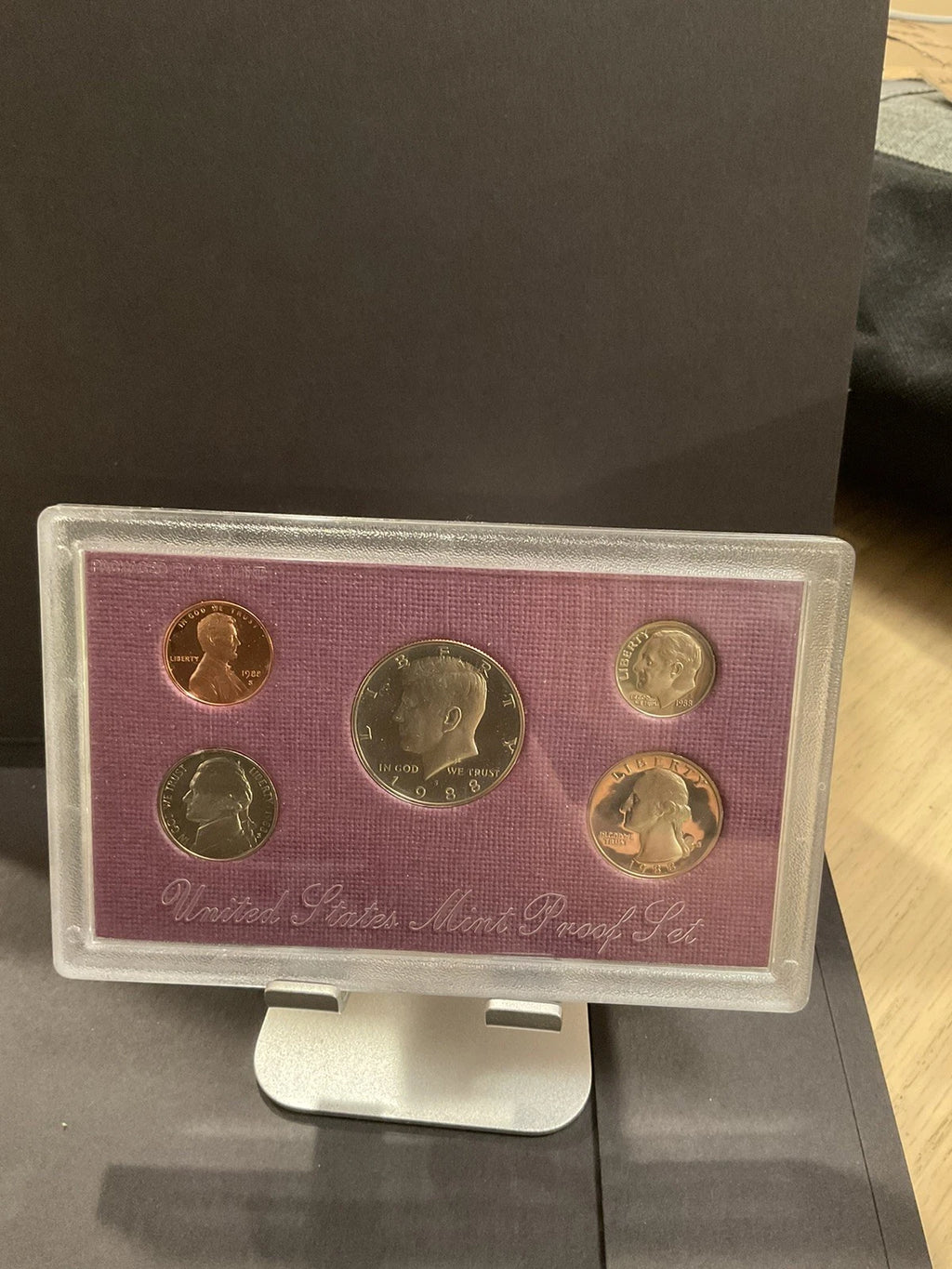 1988-S US Mint Proof Set 5 Coins with OGP & COA