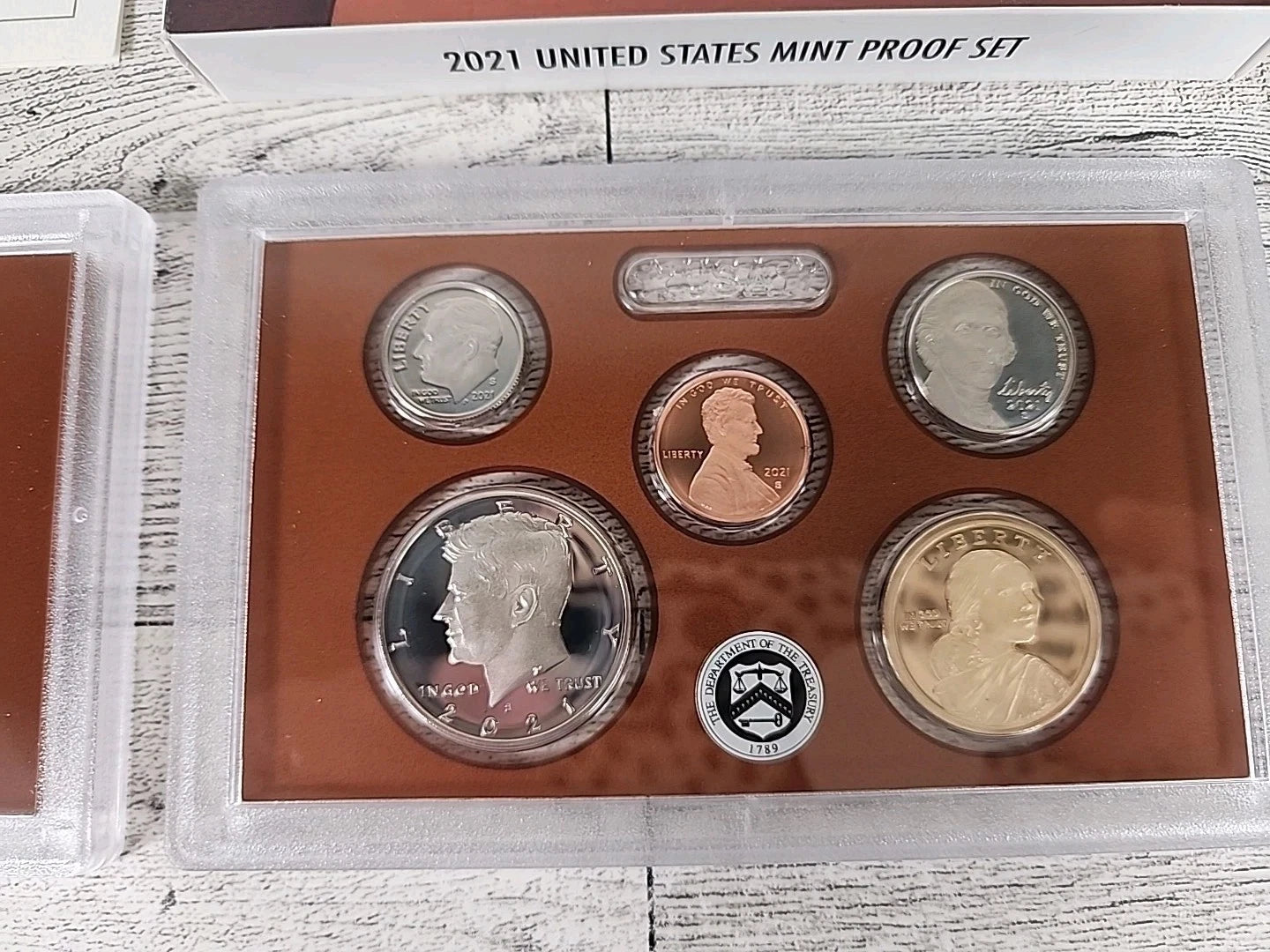 2021-S US Mint Clad Proof Set 7 Coins with COA