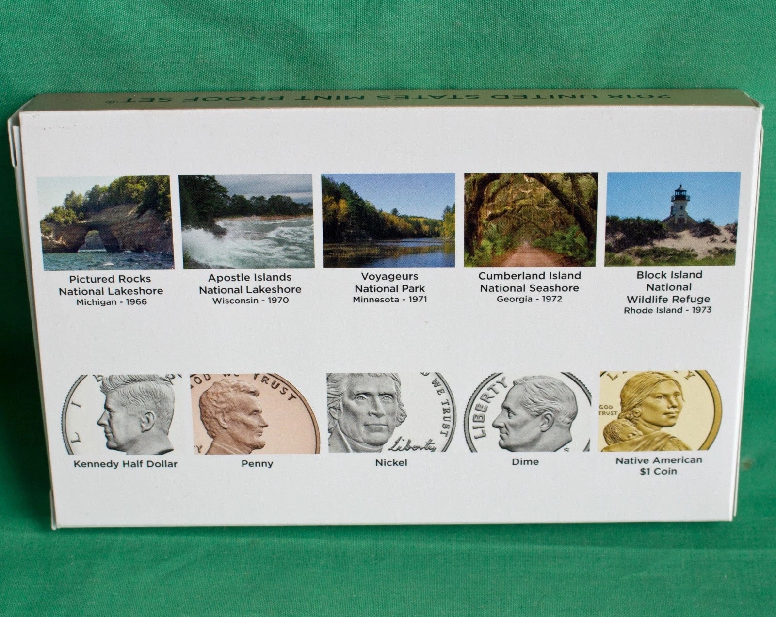 2018-S US Mint Proof Set 10 Coins w/ Box & COA
