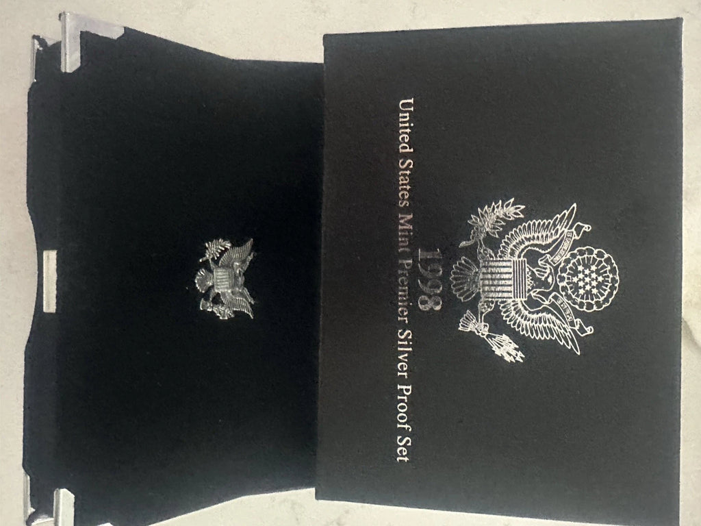 1998-S US Mint Premier Silver Proof Set 5 Coins w/ Box & COA