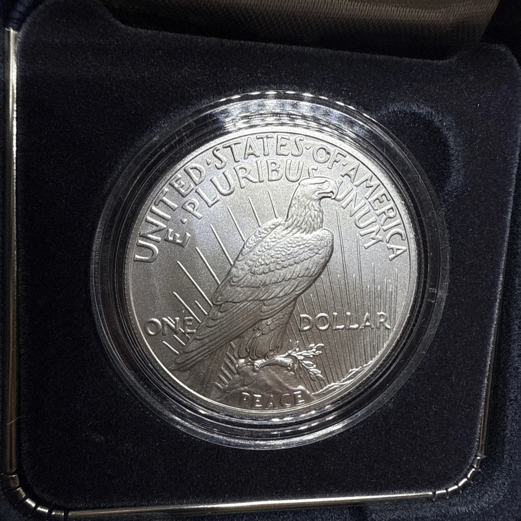 2025-P Peace Silver Dollar $1 Uncirculated OGP & COA Philadelphia Mint