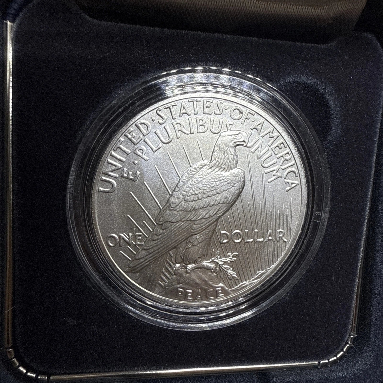 2025-P Peace Silver Dollar $1 Uncirculated OGP & COA Philadelphia Mint