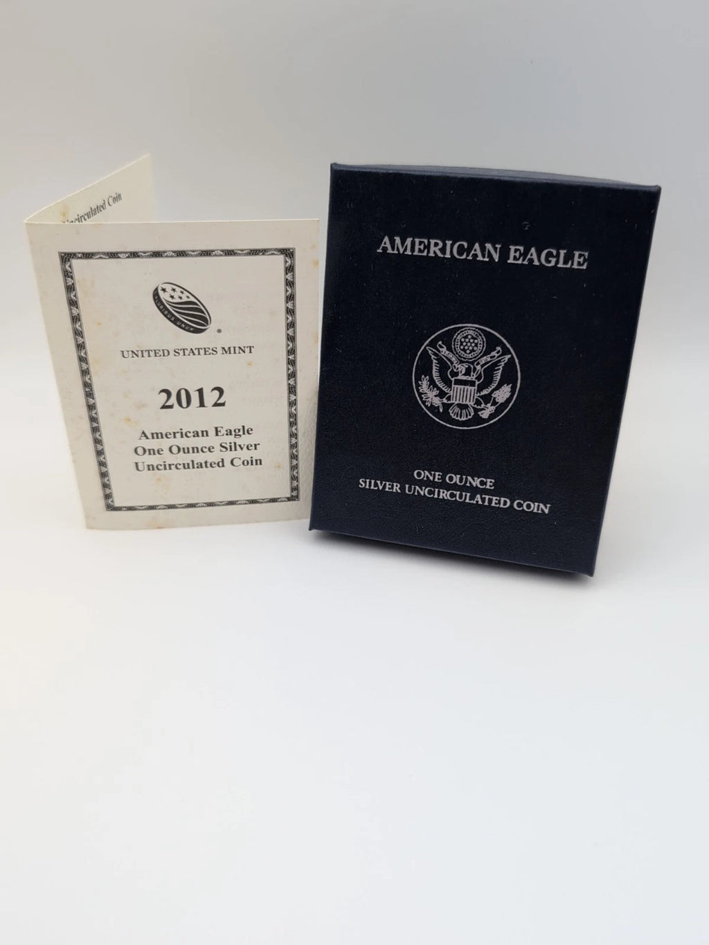 2012-W American Silver Eagle 1 oz Burnished Uncirculated Coin OGP & COA