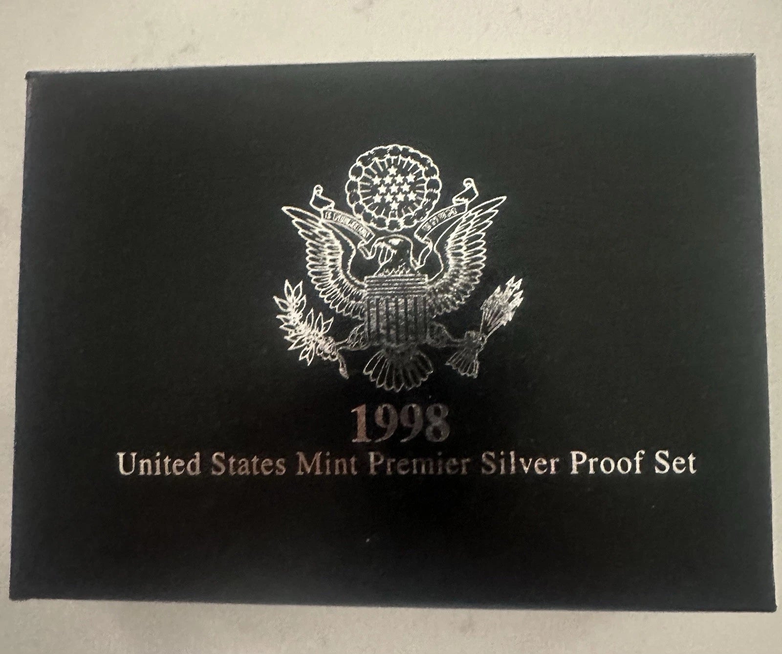 1998-S US Mint Premier Silver Proof Set 5 Coins w/ Box & COA
