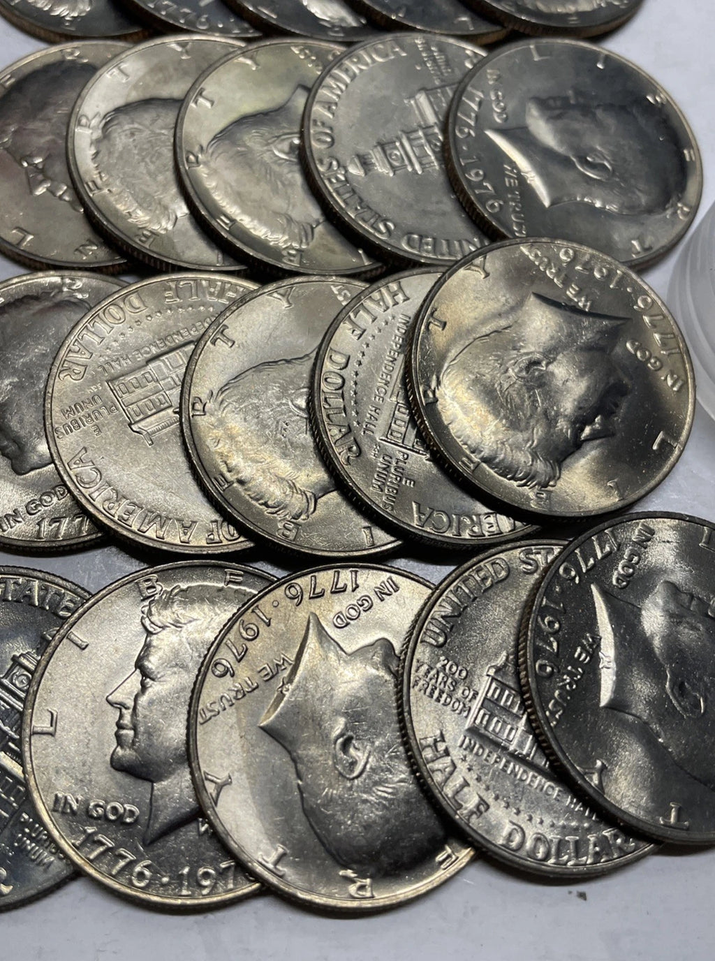 1976-D Bicentennial Kennedy Half Dollar 20-Coin Uncirculated Roll