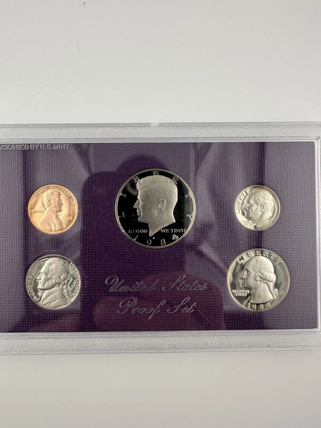 1984-S US Mint Proof Set 5 Coins with OGP