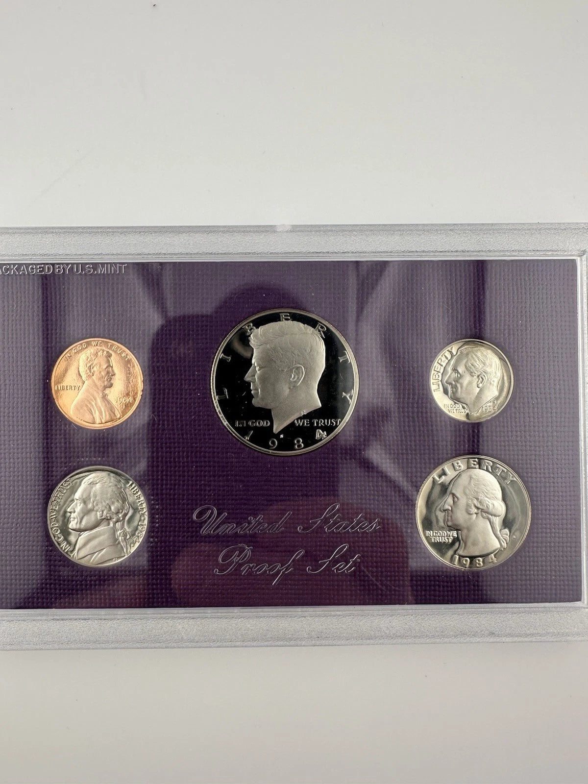 1984-S US Mint Proof Set 5 Coins with OGP
