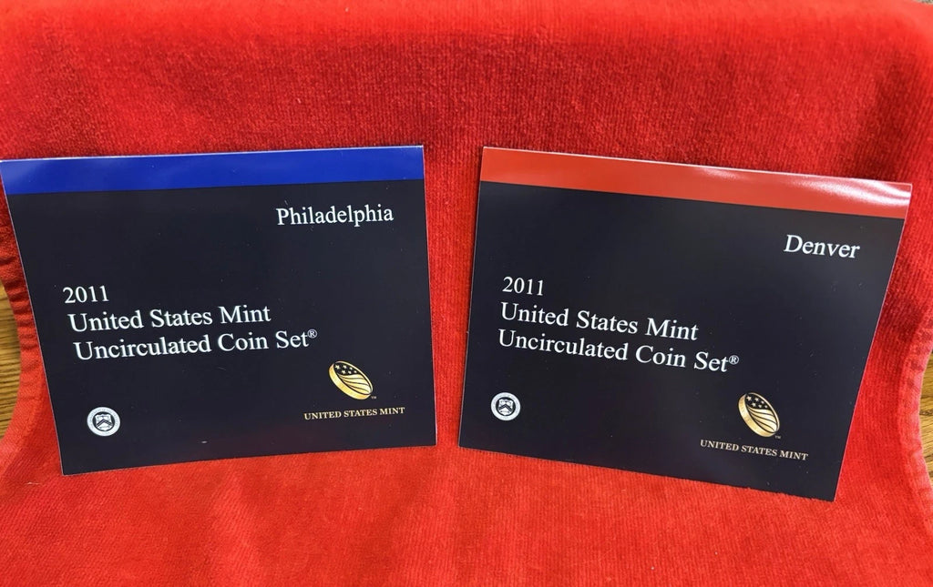 2011 P&D US Mint Uncirculated Set 28 Coins Philadelphia & Denver