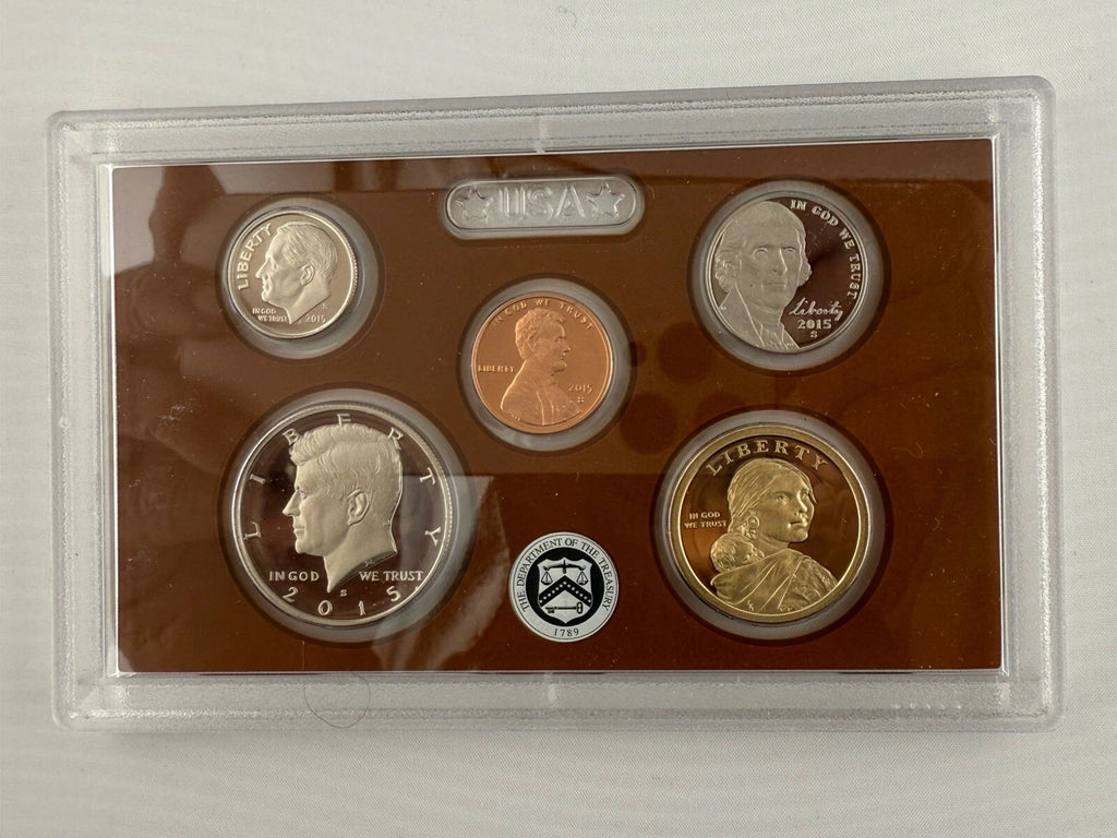 2015-S US Mint Clad Proof Set 14 Coins w/ Box & COA