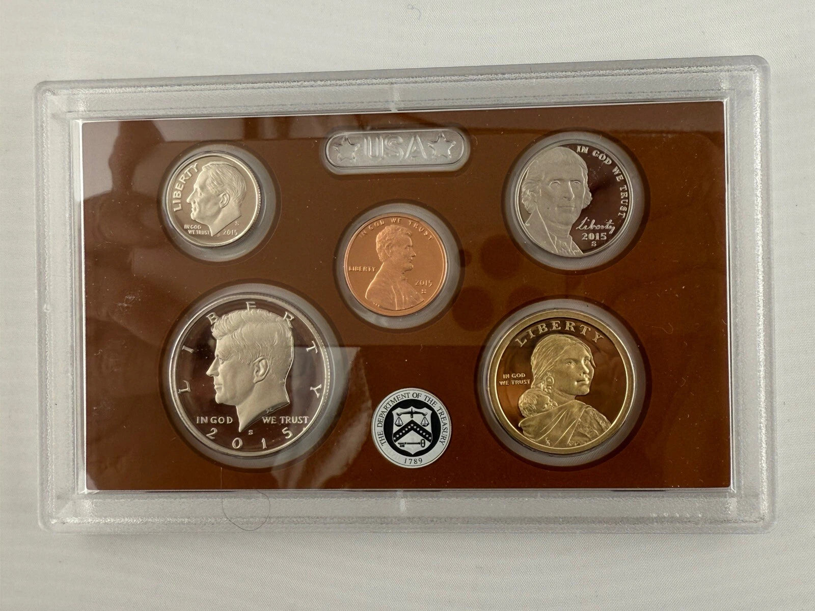 2015-S US Mint Clad Proof Set 14 Coins w/ Box & COA