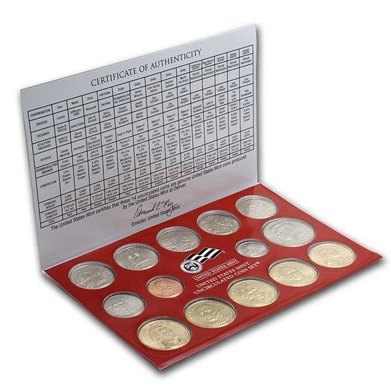 2008 P&D US Mint Uncirculated Set