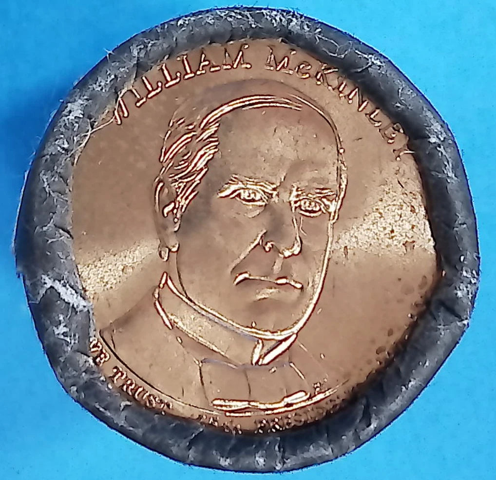 2013-D William McKinley Presidential Dollar 25-Coin Roll