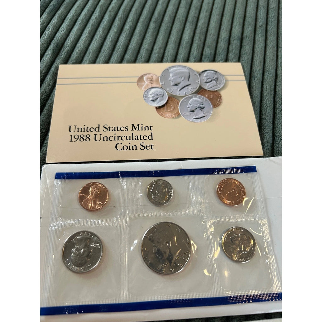 1988 P&D US Mint Uncirculated Set Philadelphia & Denver