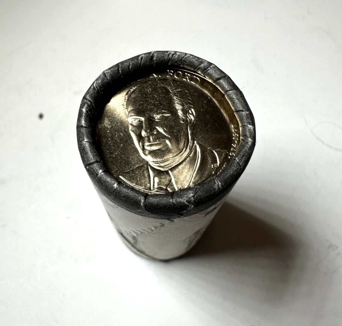 2016-P Gerald R. Ford Presidential Dollar 25-Coin Uncirculated Roll