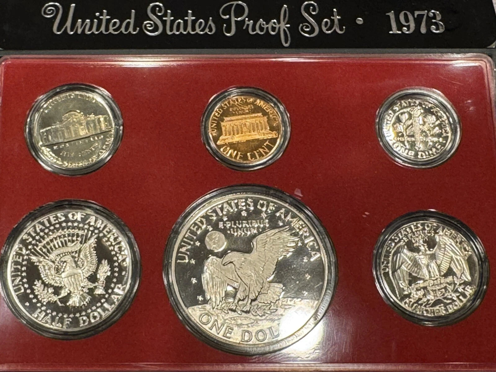 1973-S US Mint Proof Set 6 Coins with OGP