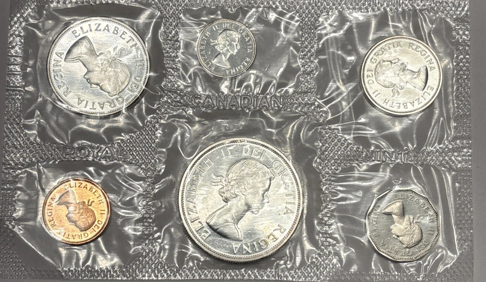 1962 Royal Canadian Mint Proof-Like Set 80% Silver Uncirculated