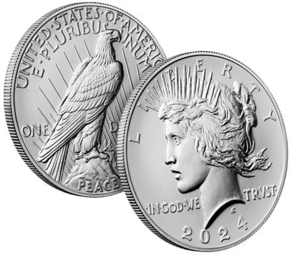 2024-P Peace Silver Dollar $1 Uncirculated OGP & COA Philadelphia Mint