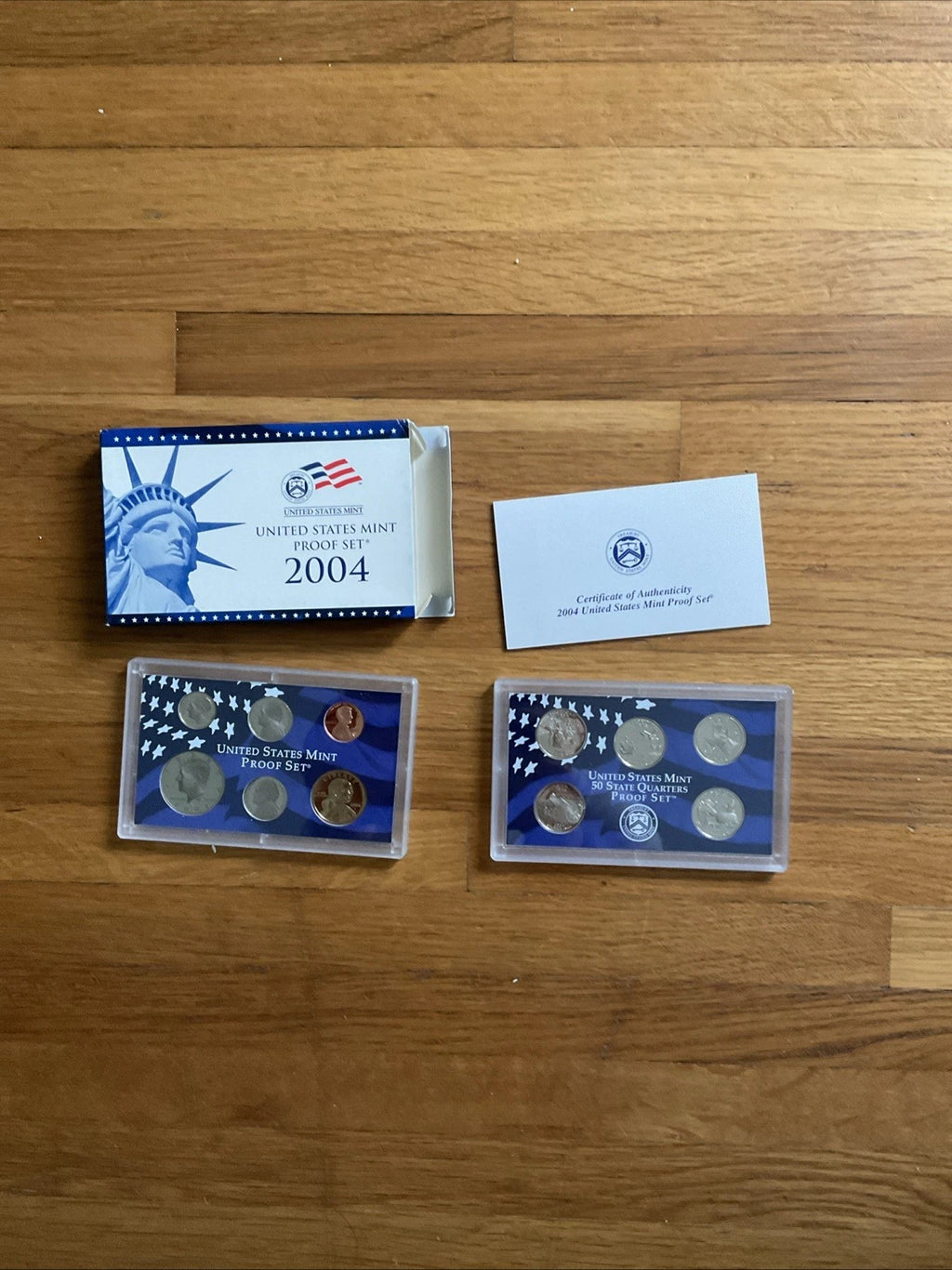 2004-S US Mint Proof Set 11 Coins w/ Box & COA