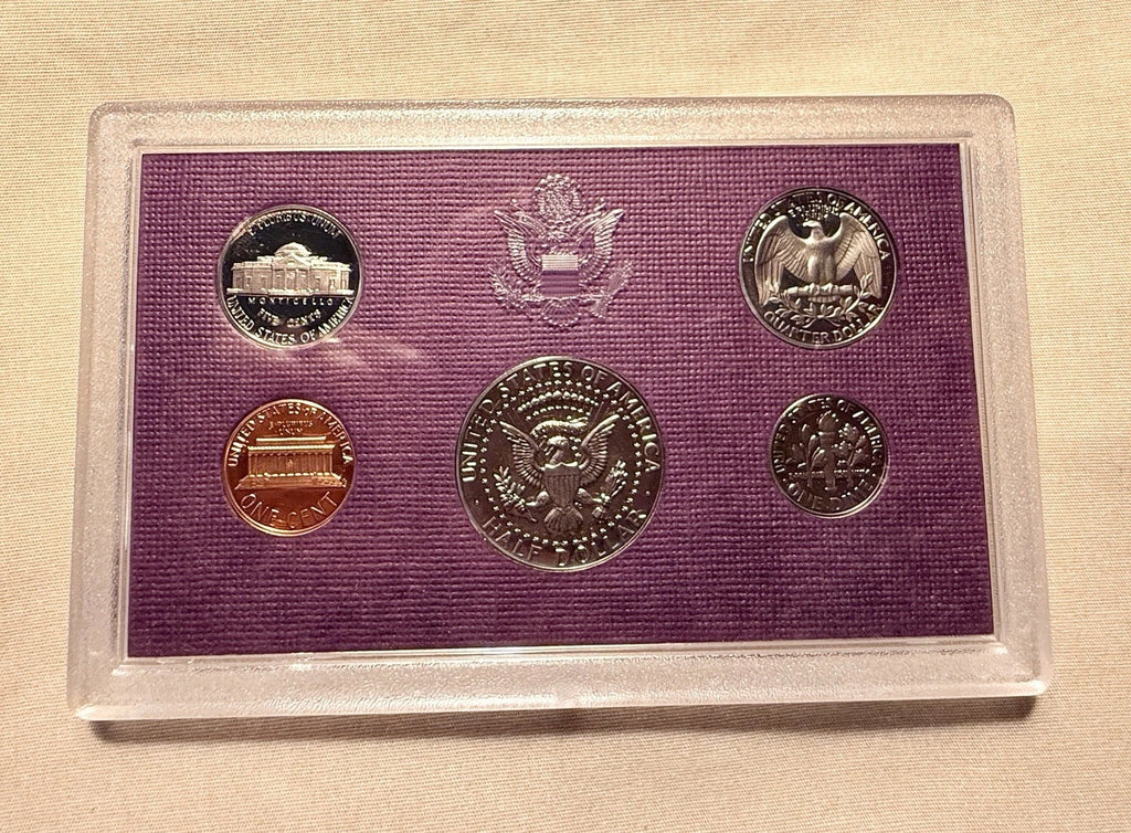 1985-S US Mint Proof Set 5 Coins with OGP & COA