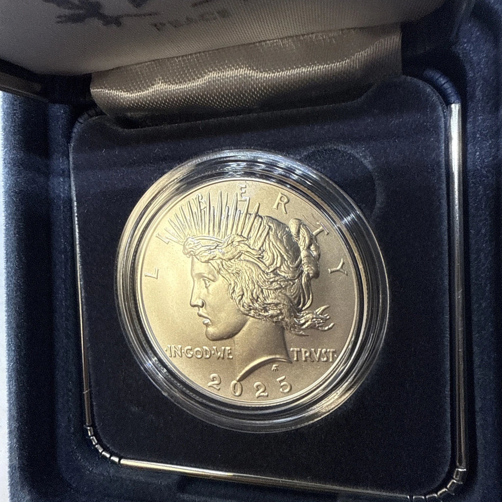 2025-P Peace Silver Dollar $1 Uncirculated OGP & COA Philadelphia Mint