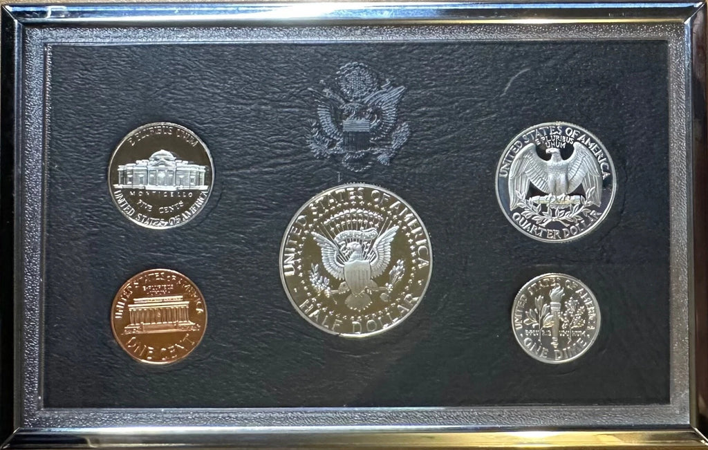 1993-S US Mint Premier Silver Proof Set 5 Silver Coins with COA