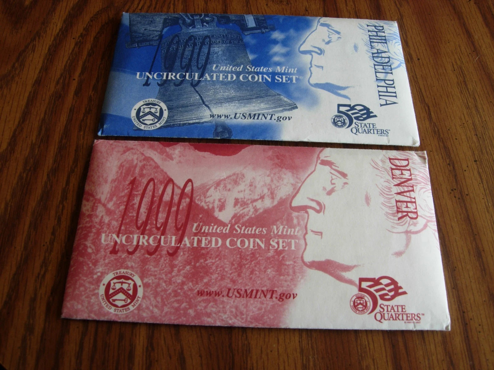 1999 P&D US Mint Uncirculated Set First Year State Quarters - Verify Inclusions