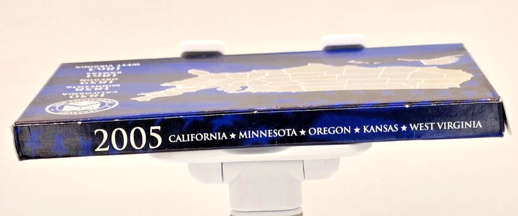 2005-S US Mint 50 State Quarters Proof Set 5 Coins with OGP & COA