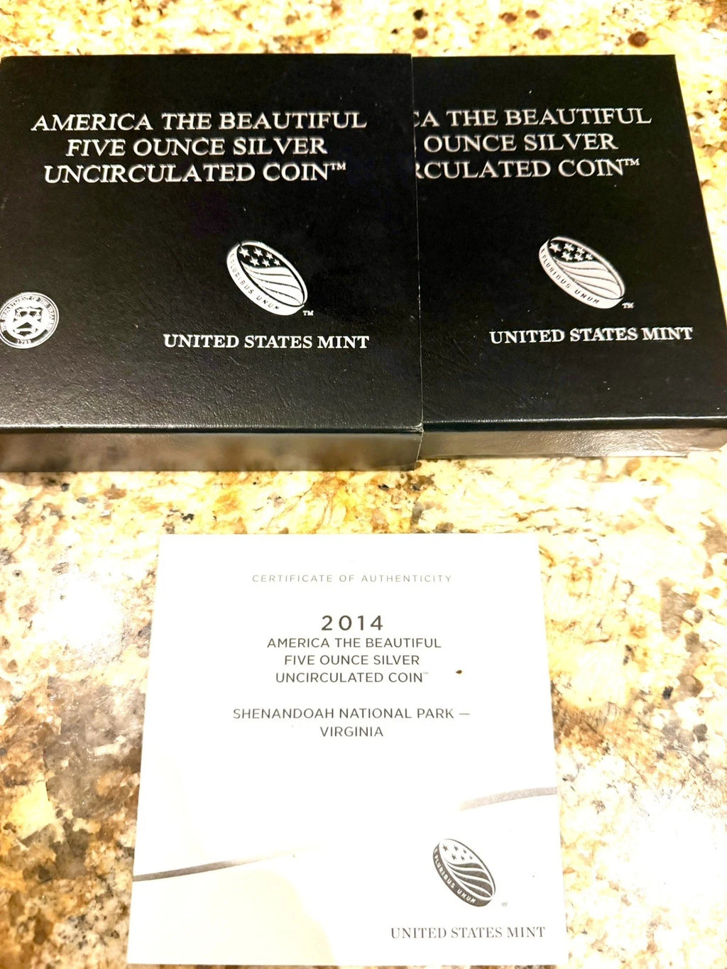 2014-P 5 oz .999 Fine Silver ATB Coin Shenandoah National Park