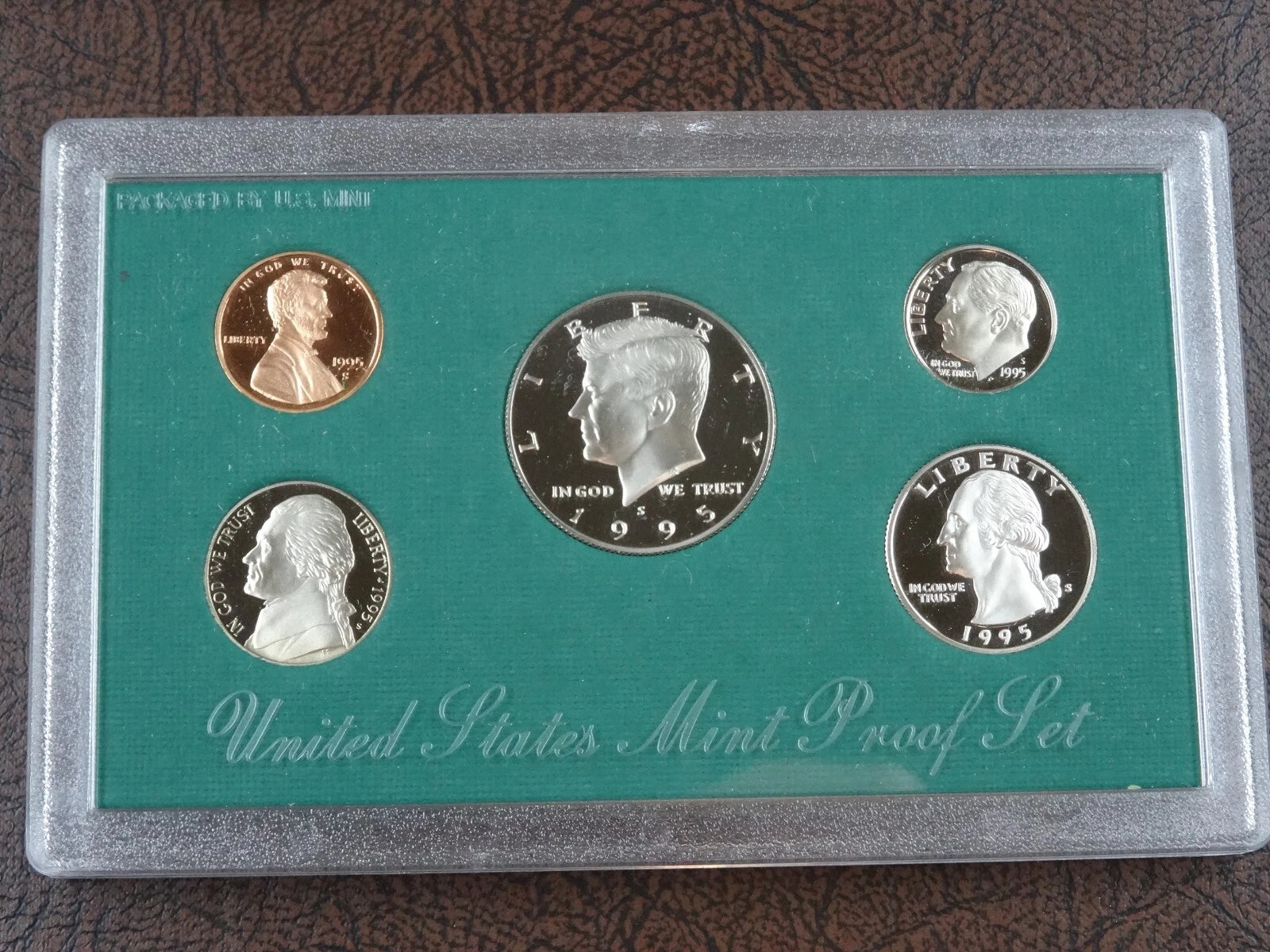 1995-S US Mint Proof Set 5 Coins with OGP