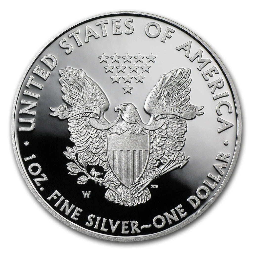 2012-W American Silver Eagle 1 oz Proof Silver Dollar Box & COA