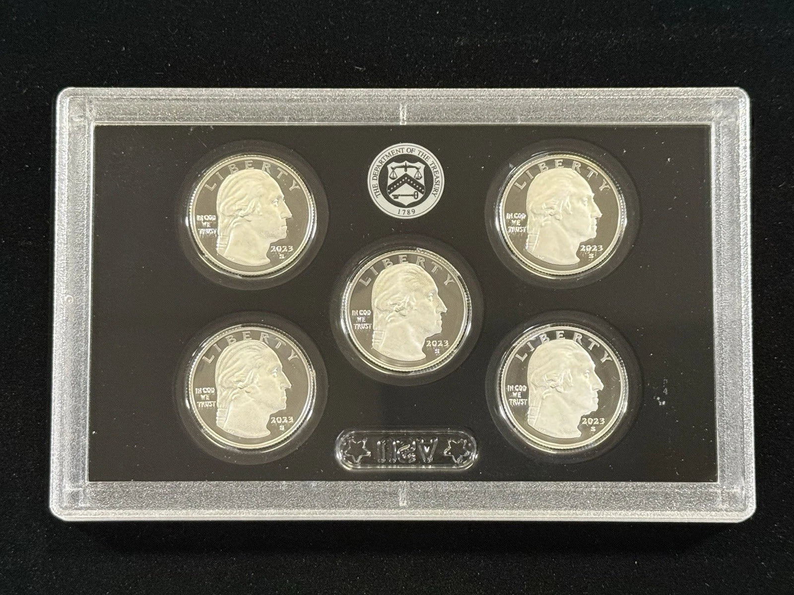 2023-S US Mint Silver Proof Set 10 Coins with Box, COA & Hat