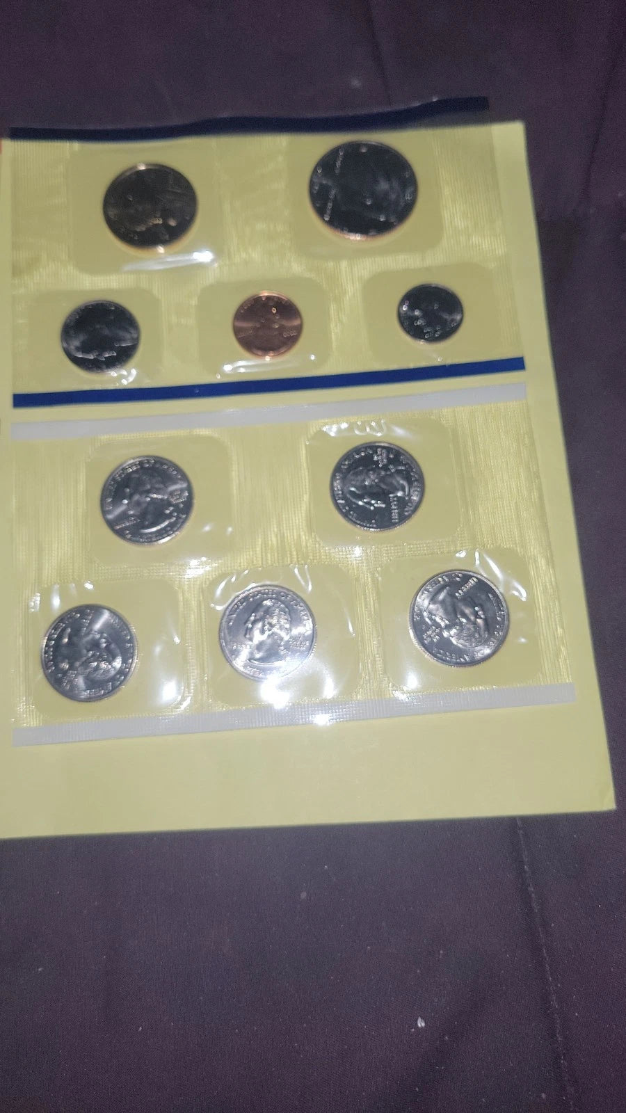 2002 P&D US Mint Uncirculated Set 20 Coins with COA