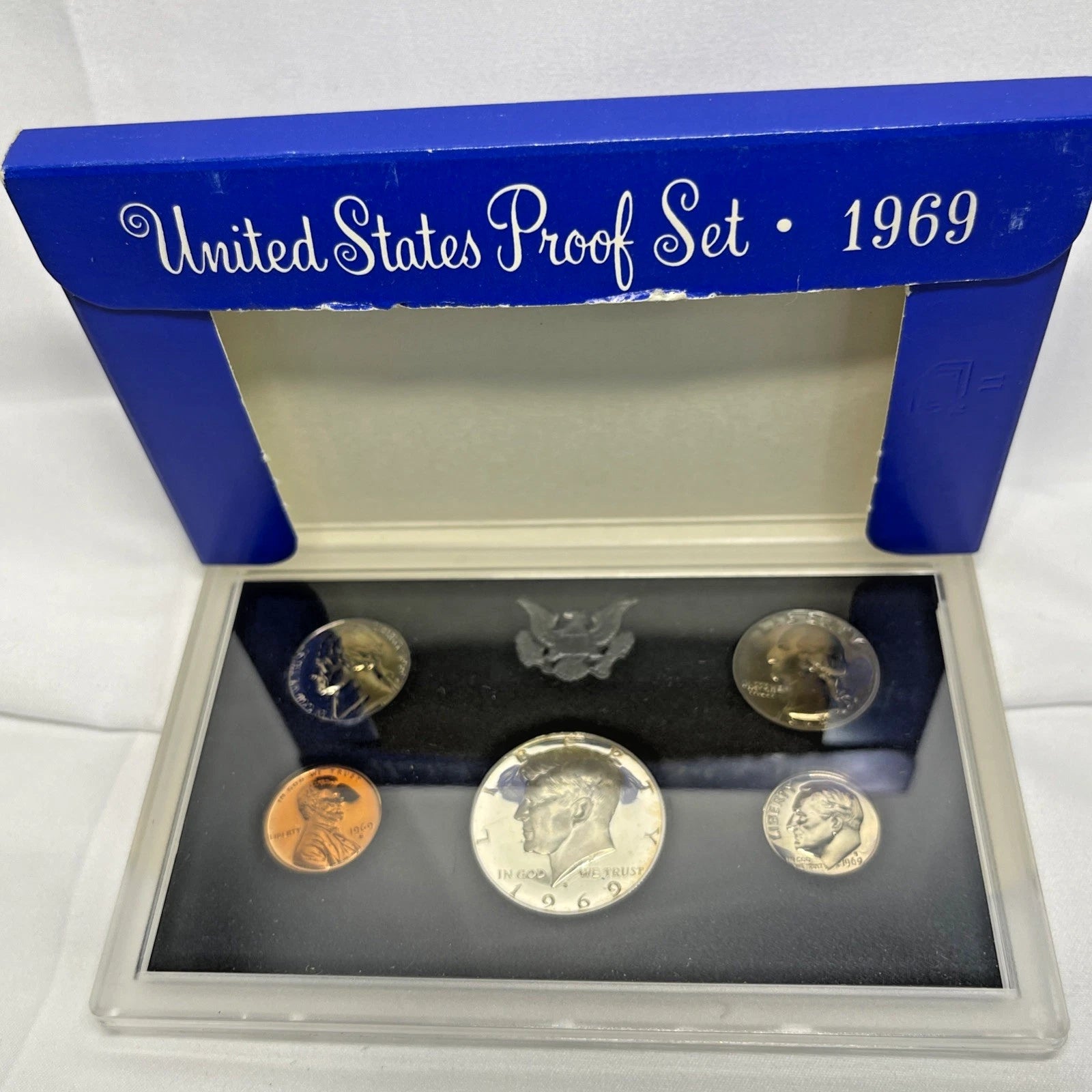 1969-S US Mint Proof Set 5 Coins OGP