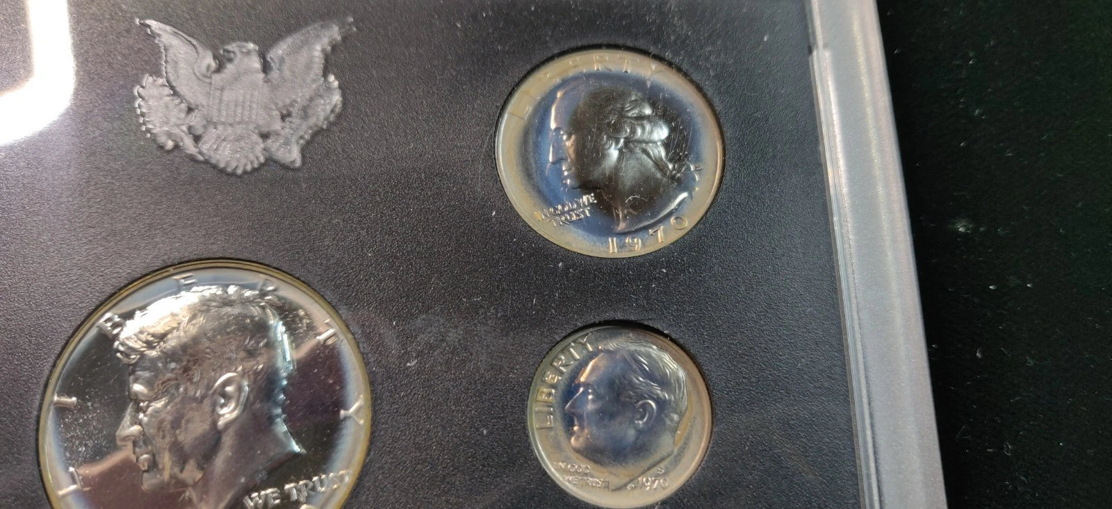 1970-S US Mint Proof Set 5 Coins with Blue Envelope