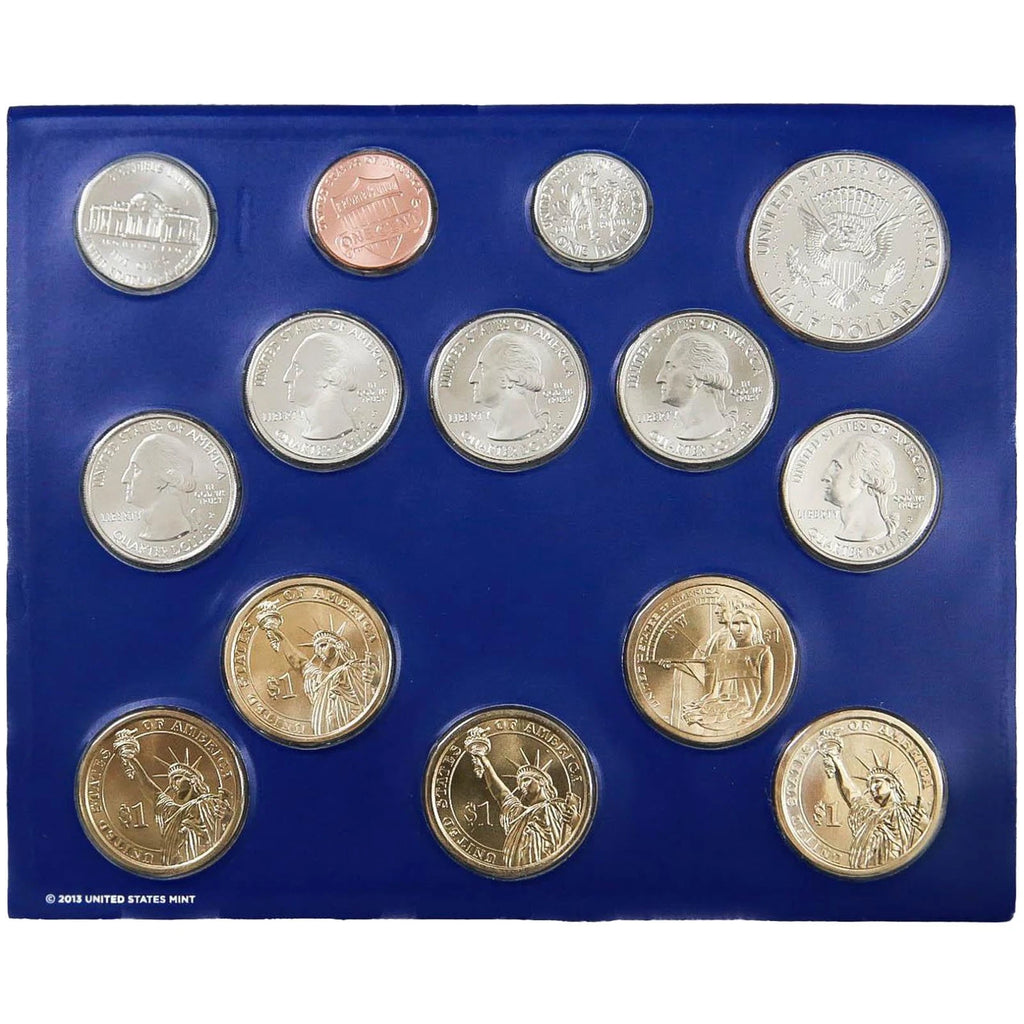 2014 P&D US Mint Uncirculated Set 28 Coins with OGP
