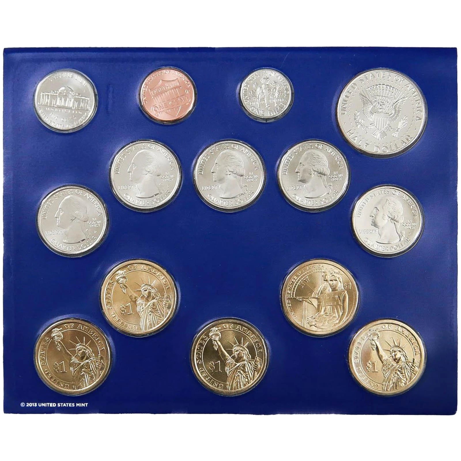 2014 P&D US Mint Uncirculated Set 28 Coins with OGP
