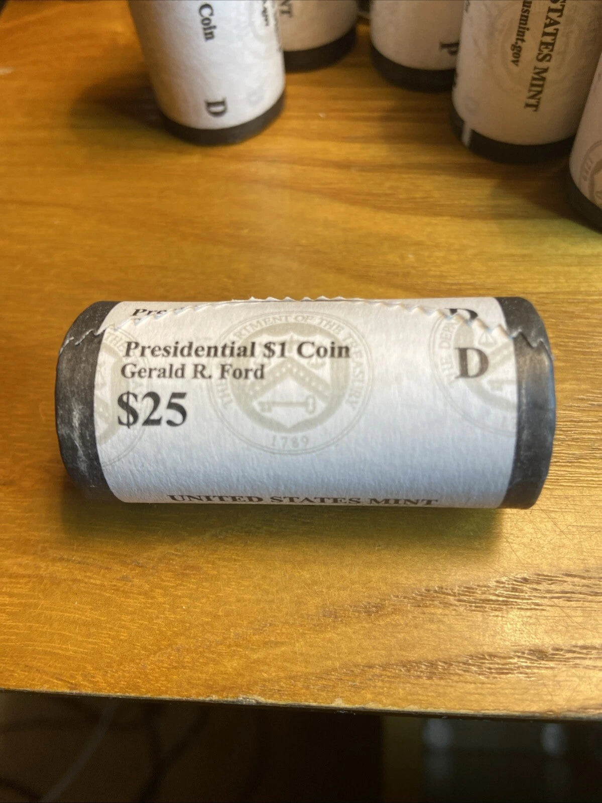 2016-D Gerald R. Ford Presidential Dollar 25-Coin BU Roll