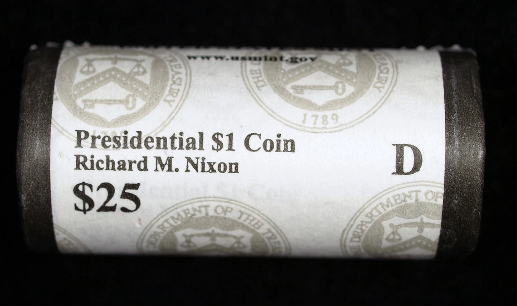 2016-D Richard M. Nixon Presidential Dollar 25-Coin Unopened Roll