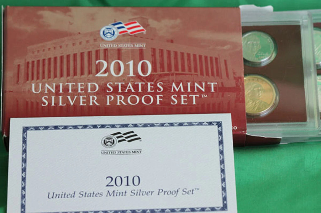 2010-S US Mint Silver Proof Set 14 Coins w/ Box & COA