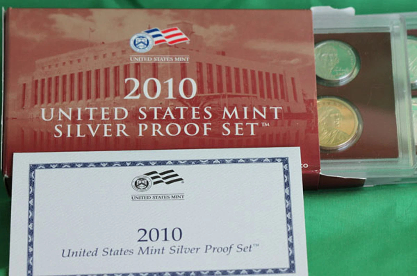 2010-S US Mint Silver Proof Set 14 Coins w/ Box & COA