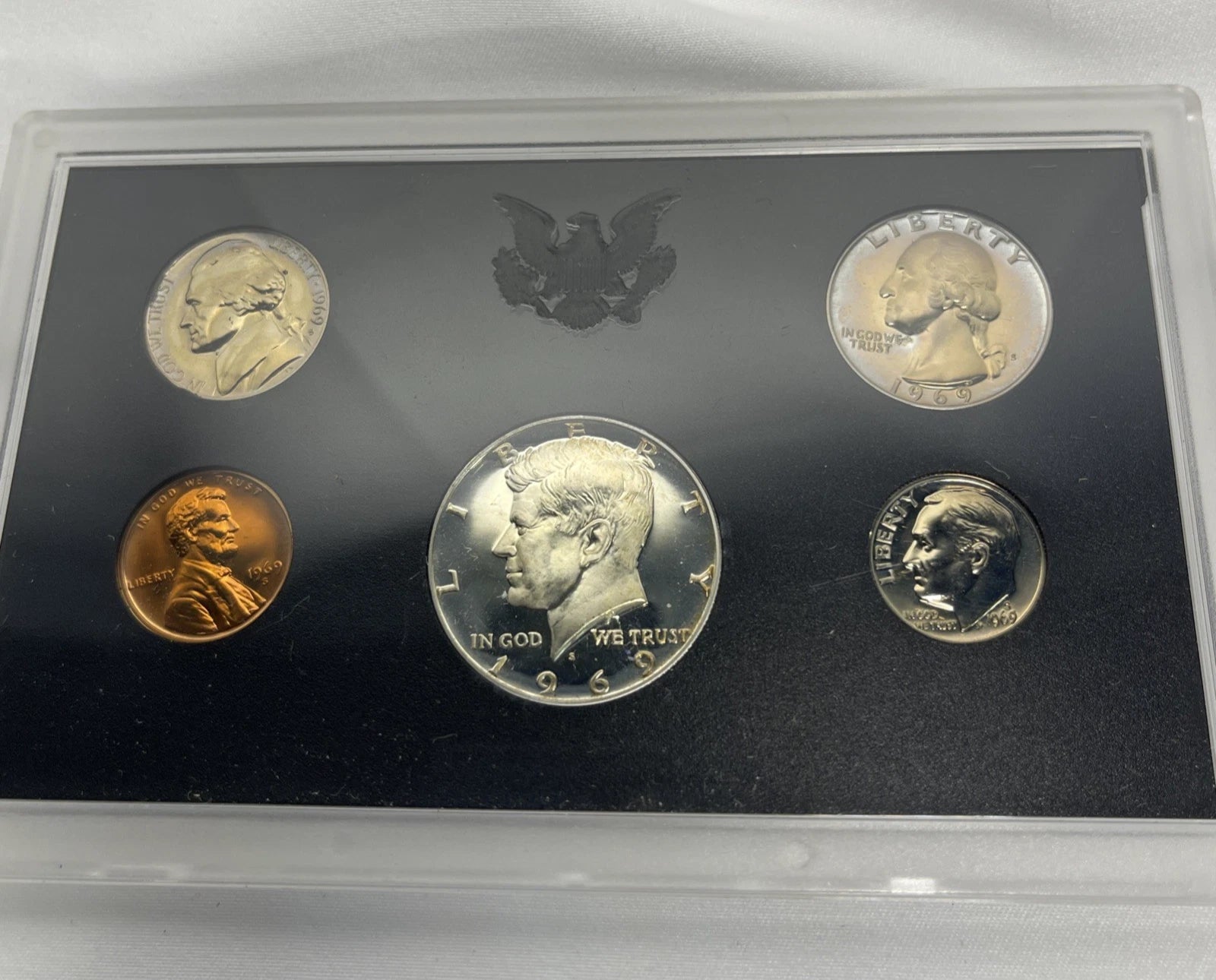 1969-S US Mint Proof Set 5 Coins OGP